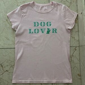 Y2K Juicy Couture Dog Lover t-shirt 🌟💕
